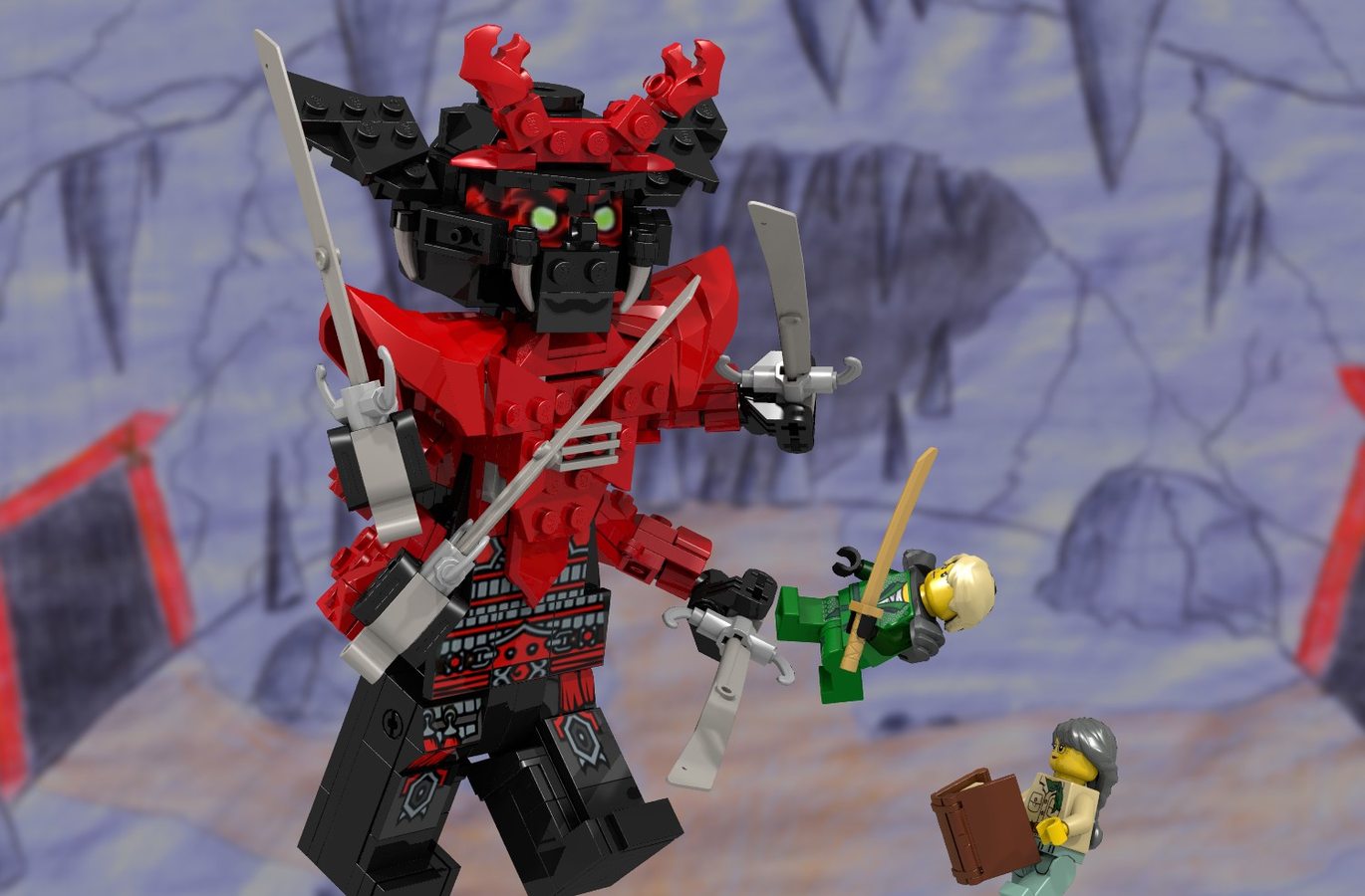 lego ninjago stone warrior