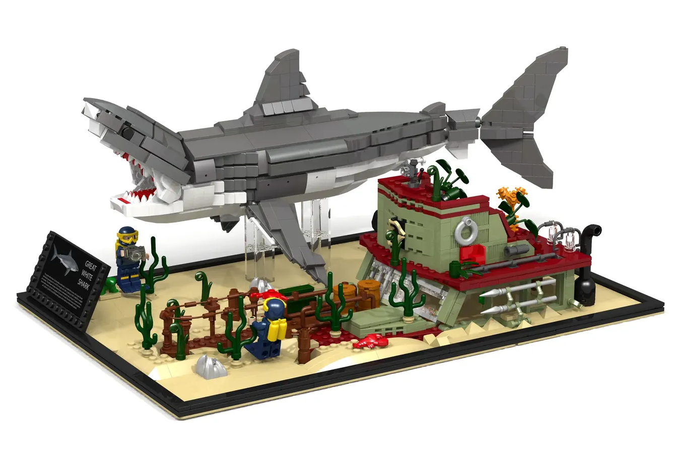 Lego cheap jaws shark