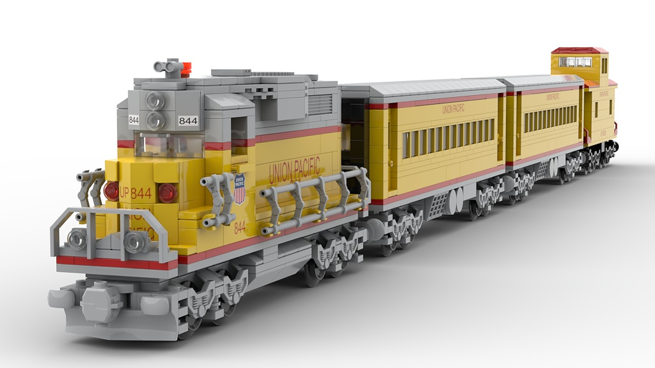 Custom lego train discount cars