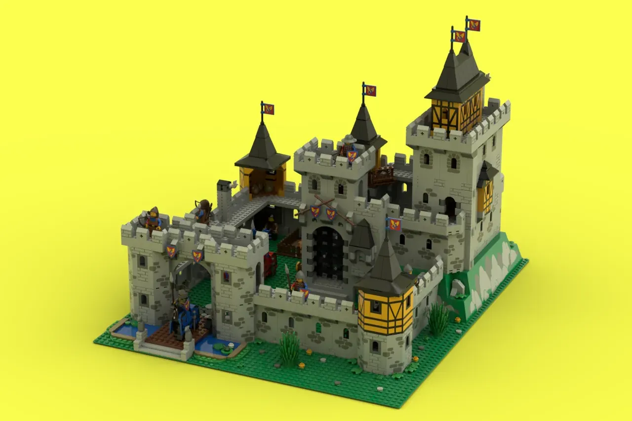 LEGO IDEAS Vintage Classic Medieval Castle 2