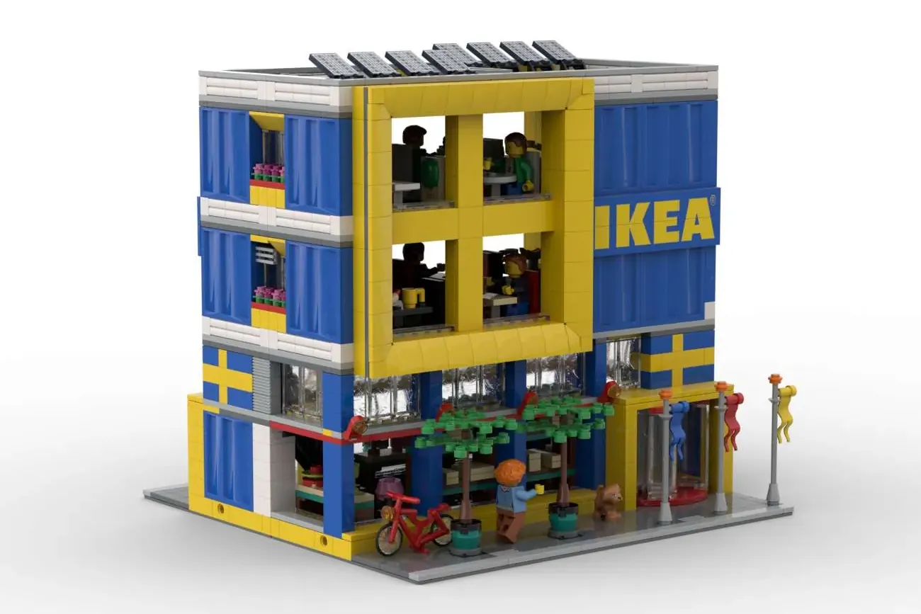 Ikea store building blocks