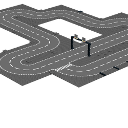 LEGO IDEAS - - The Race Track, a simple extension