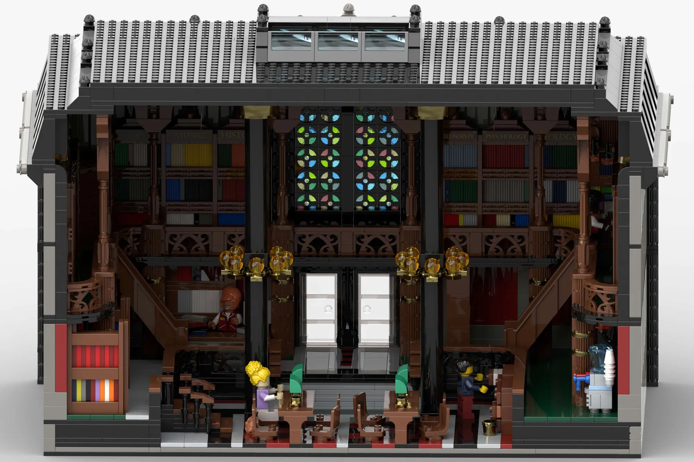 Lego library set hot sale