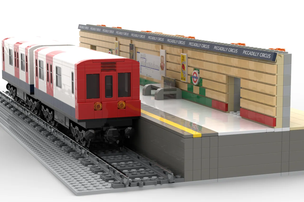 LEGO IDEAS London Piccadilly Circus Underground Tube Station