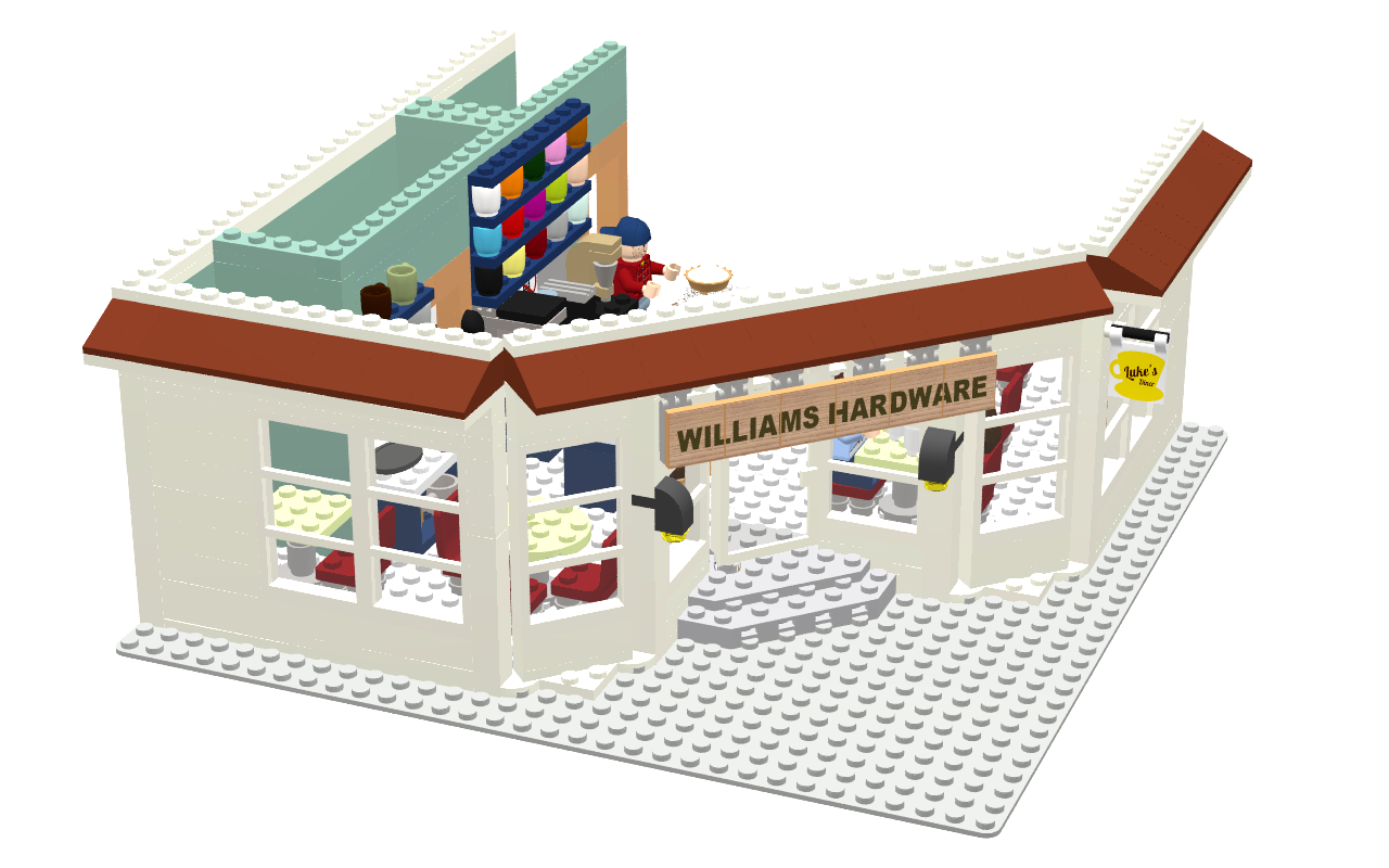 Materialisme astronomi ubetinget LEGO IDEAS - Gilmore Girls - Luke's Diner