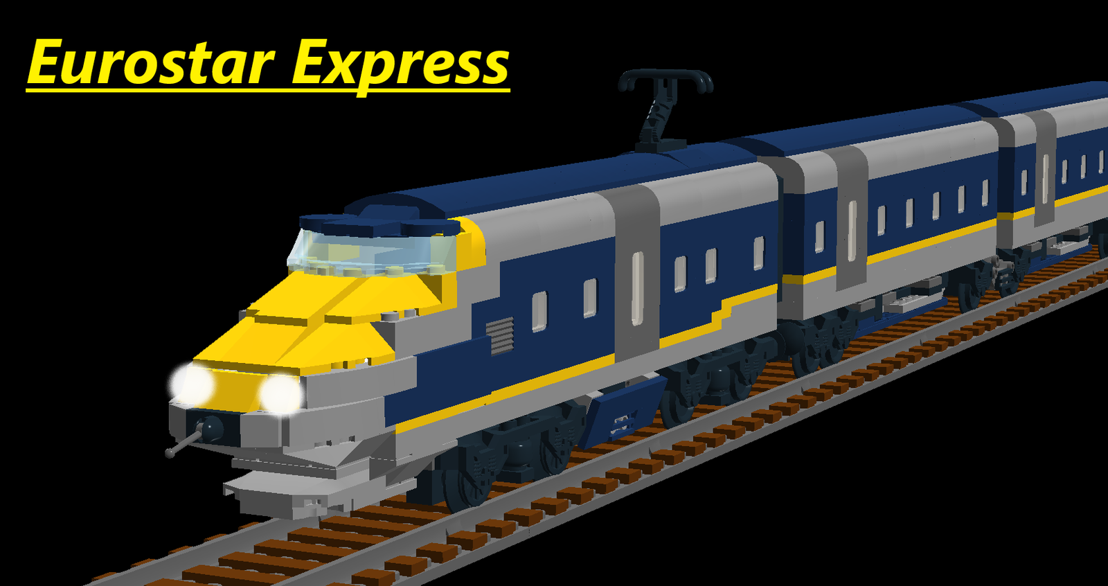 lego eurostar train set