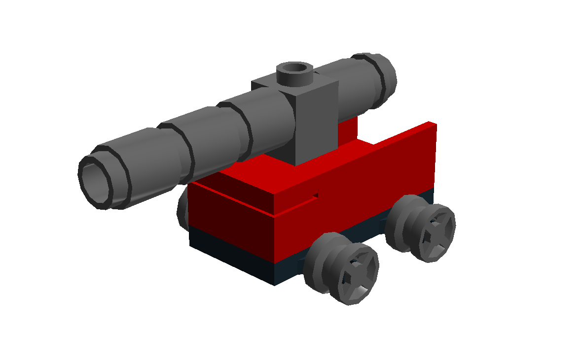 Lego cannons with wheels hot sale