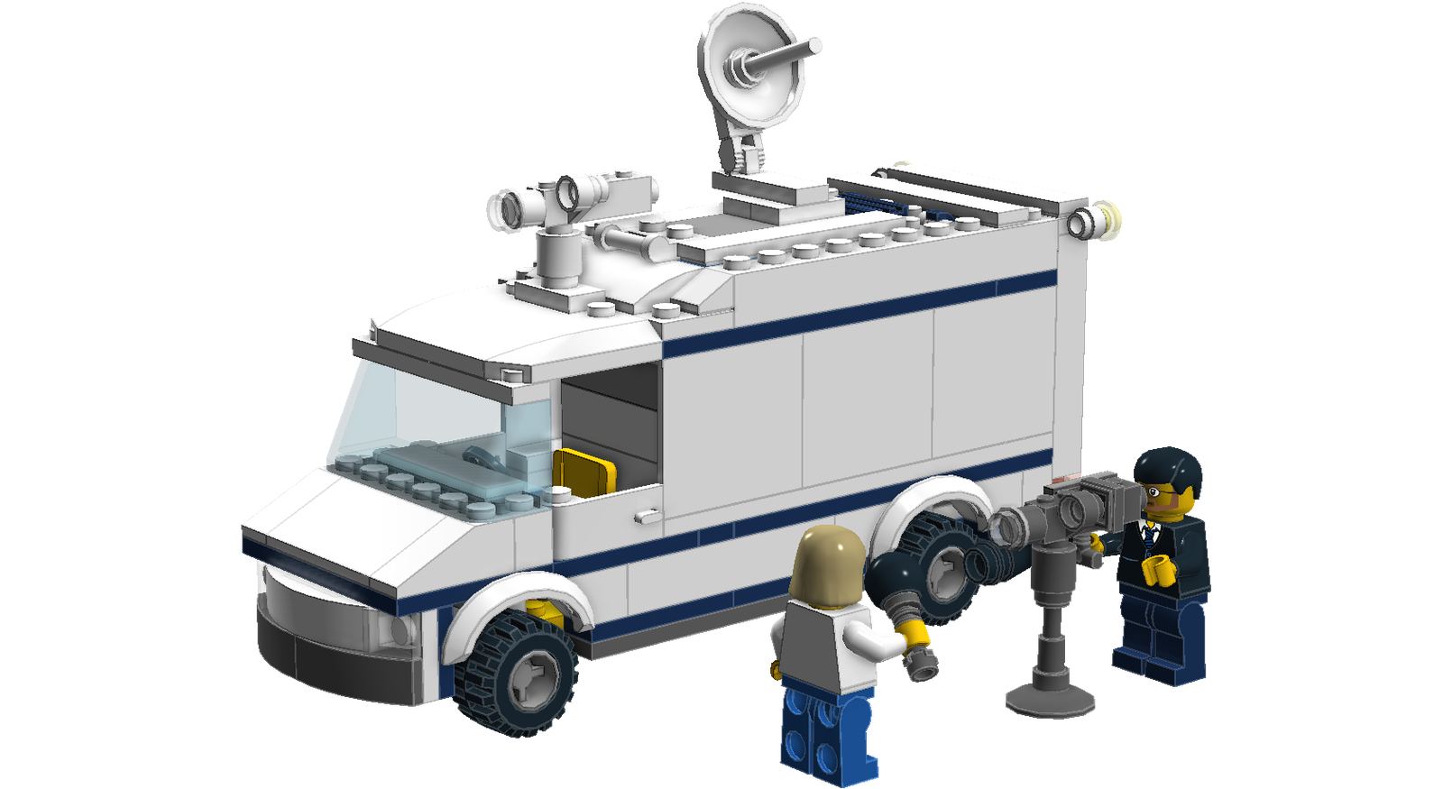 Lego tv van sale