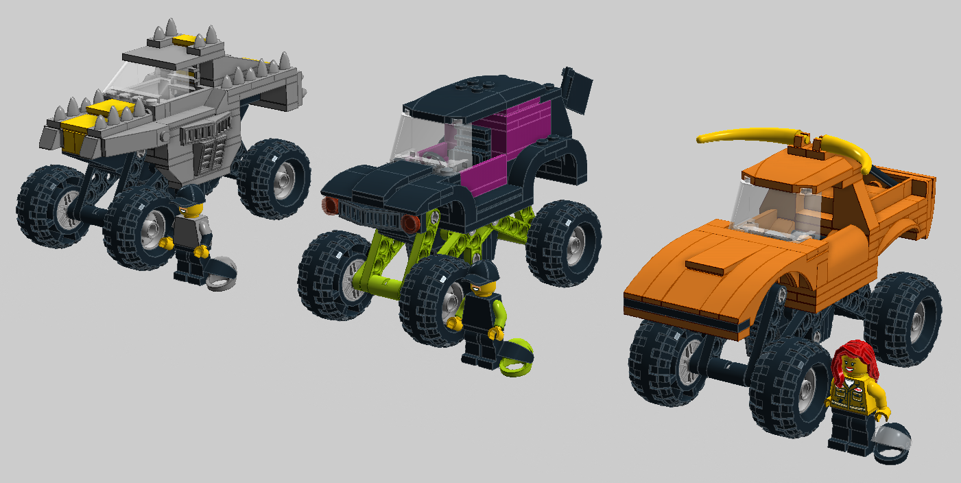 Lego mini 2025 monster truck