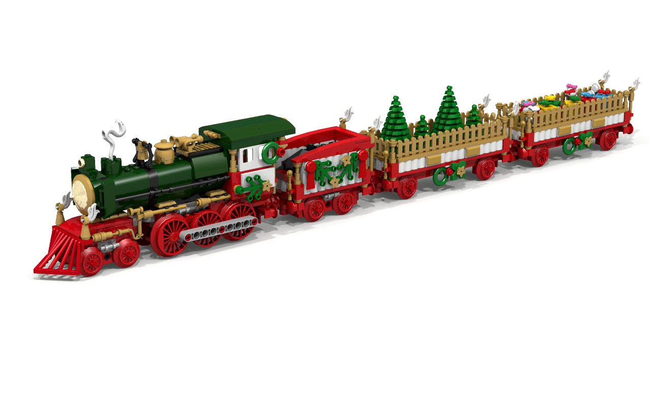 lego santa train