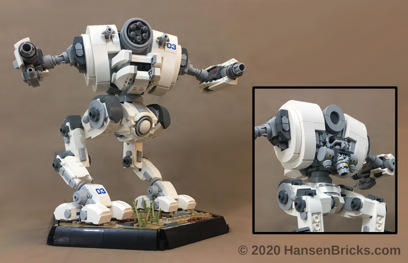 LEGO IDEAS - Battletech Mechwarrior4 Uziel Mech