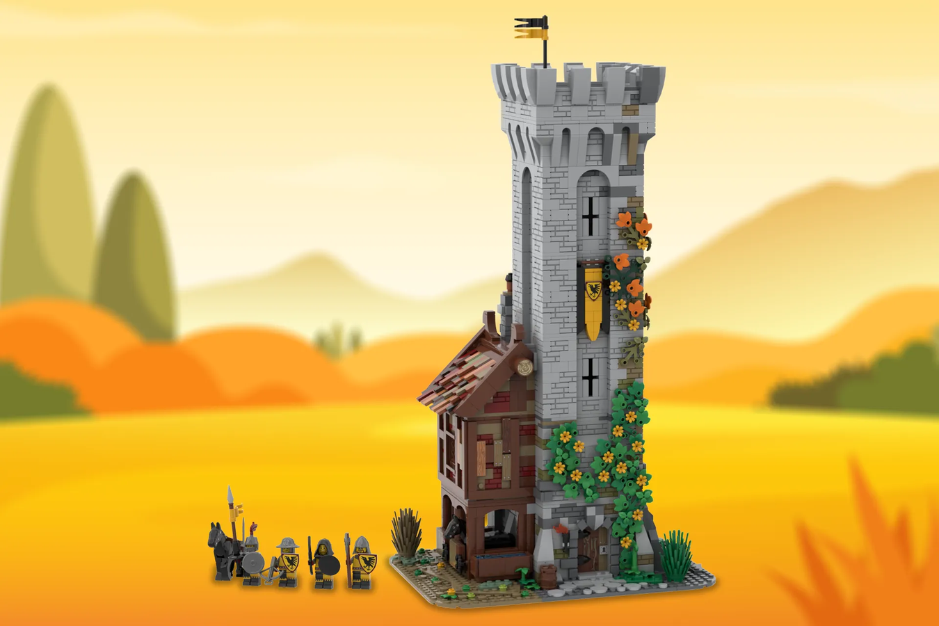 Lego store castle tower