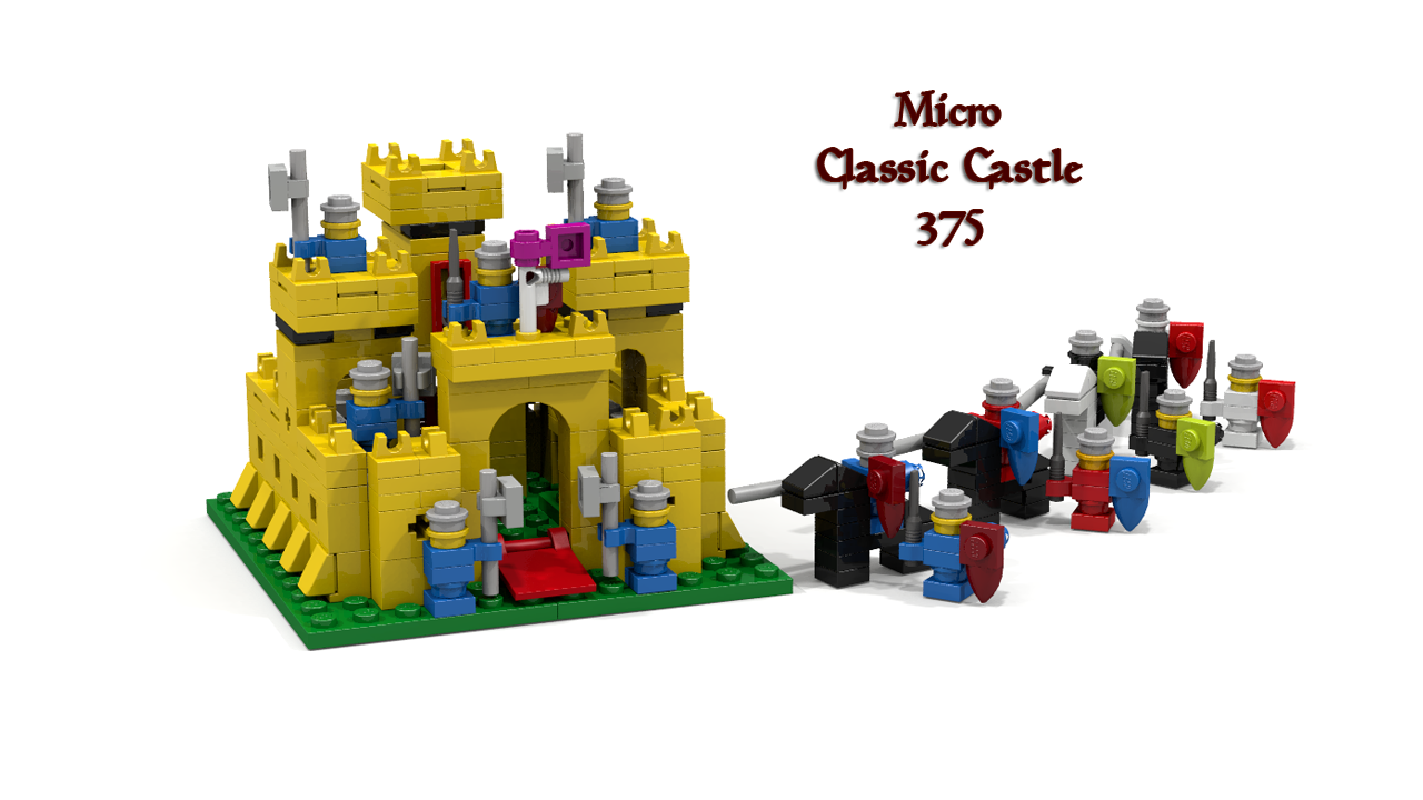 Lego yellow online castle