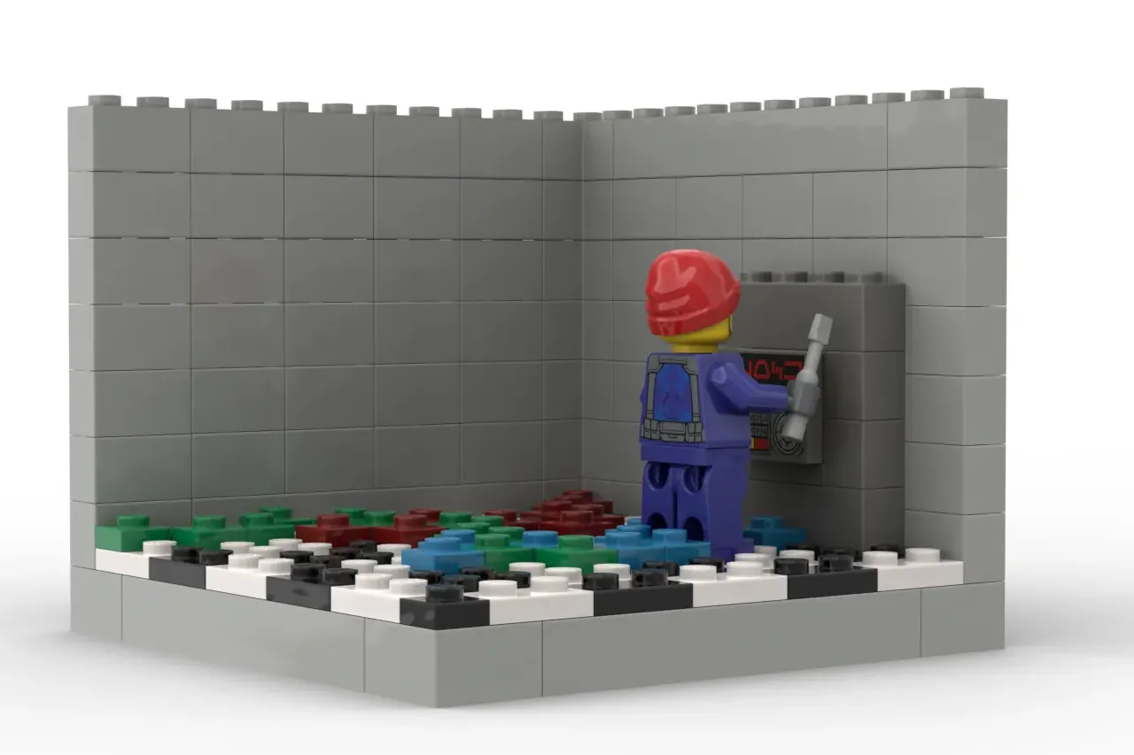 Border wall hot sale lego