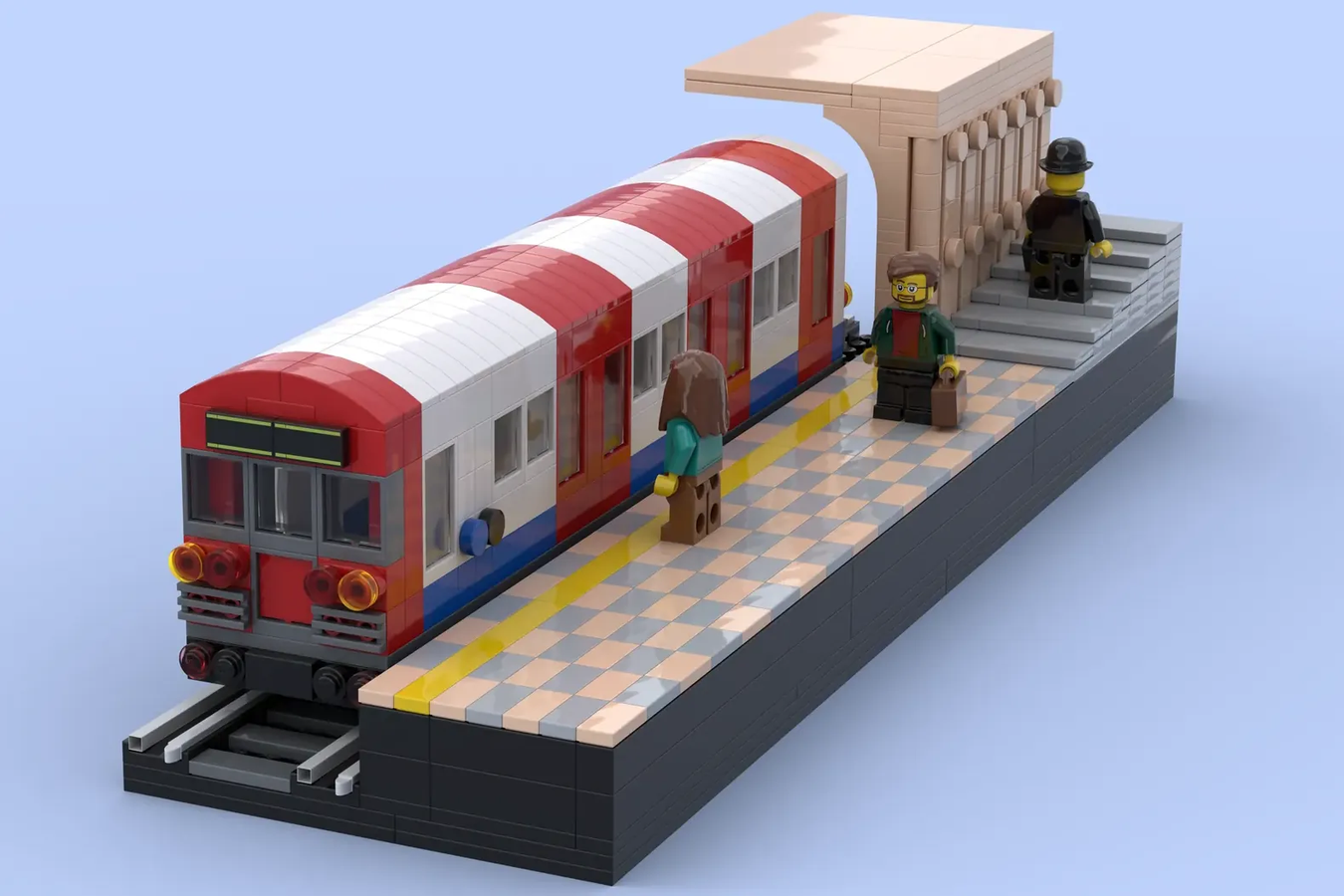 Lego store tube train