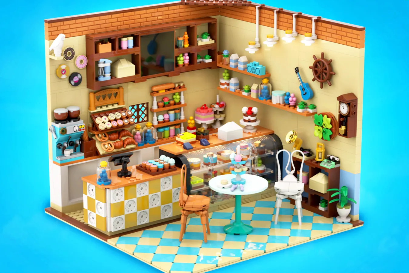 Lego friends best sale cafe corner