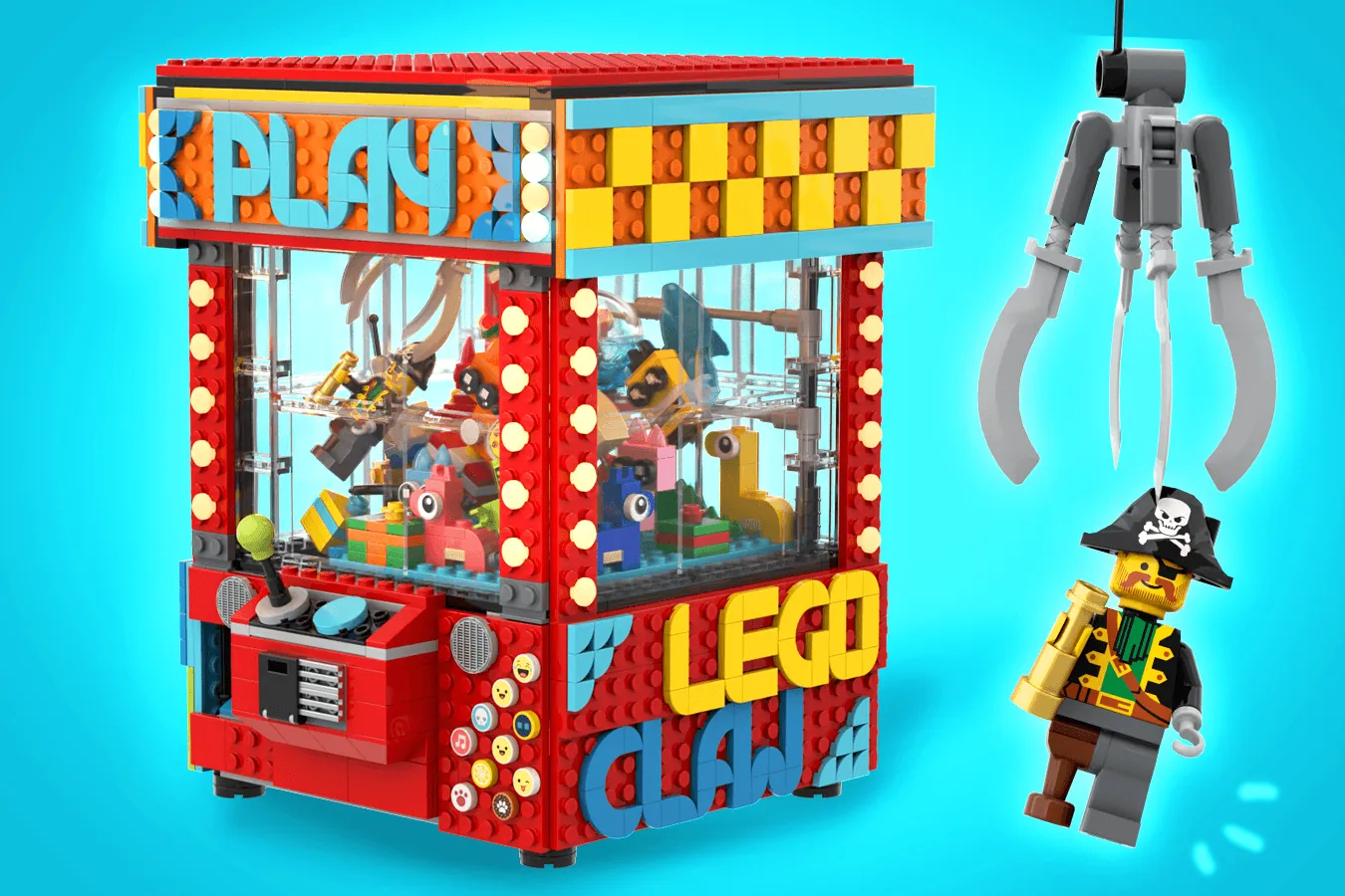 Lego claw on sale machine