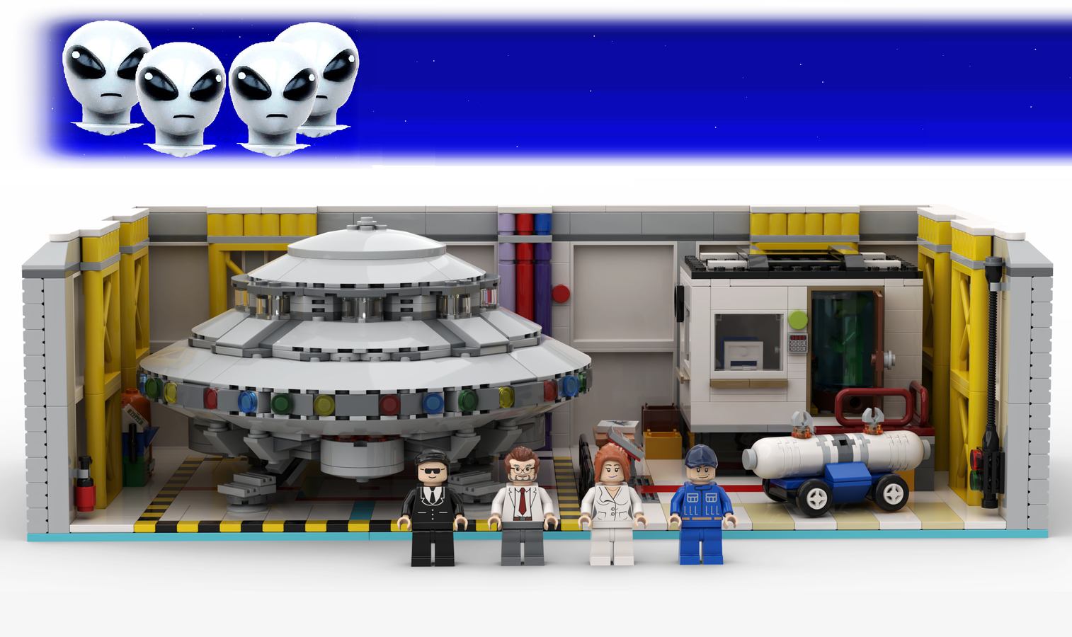 Lego best sale flying saucer