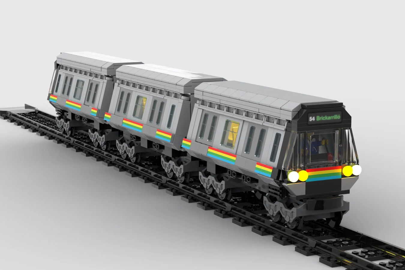 Lego subway cheap train set