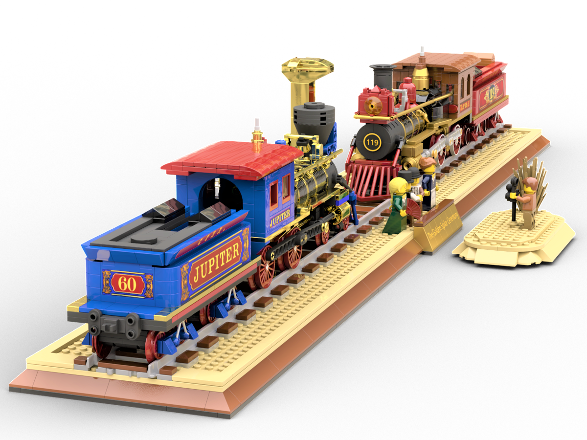 Golden spike train store set