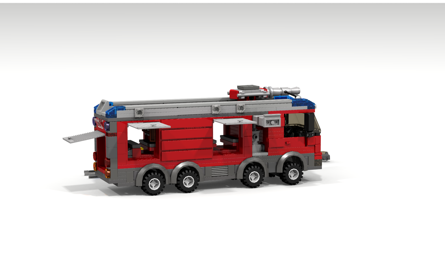 lego moc fire truck