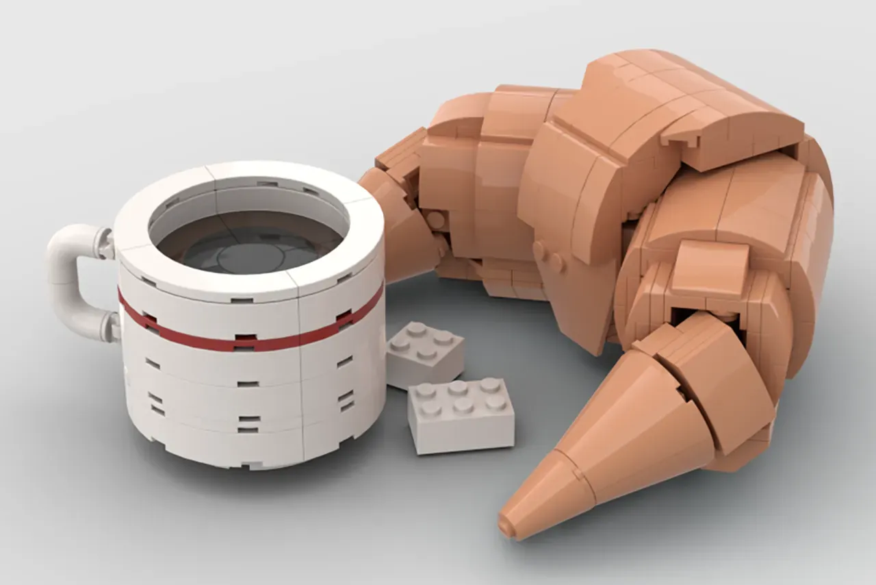 LEGO IDEAS Coffee and Croissant