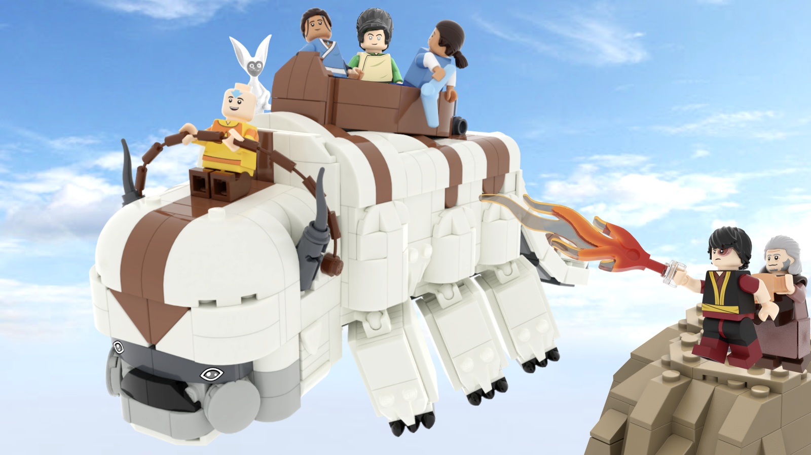 YIP YIP Team Avatar! My Lego Avatar: The Last Airbender project is