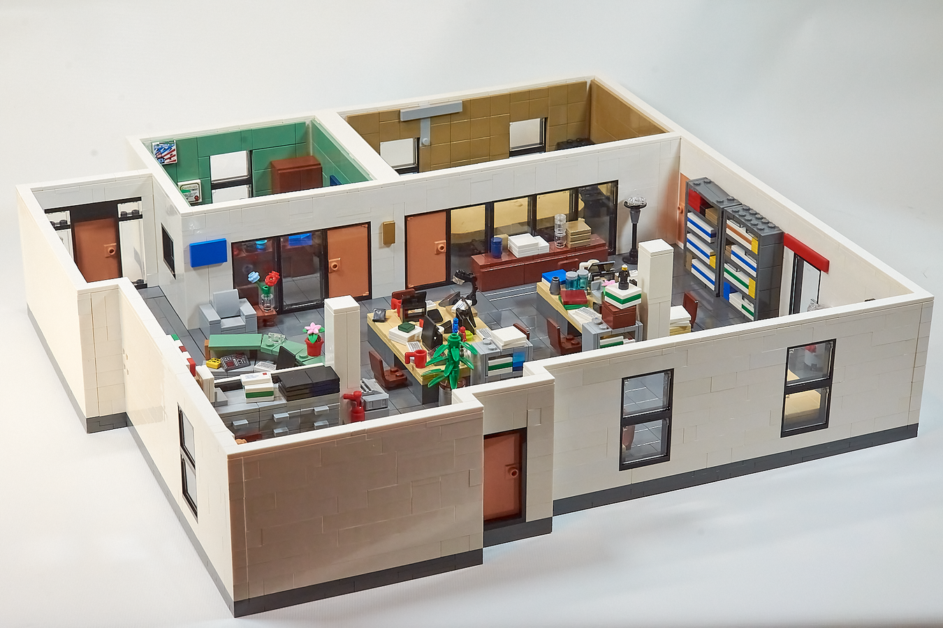 The Office Dunder Mifflin Scranton Branch Buildable Construction Set