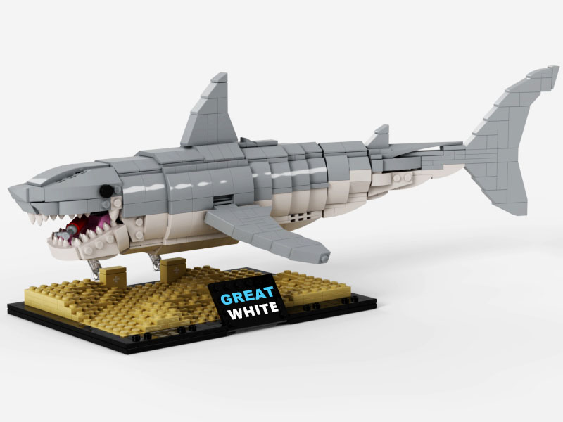 Lego great outlet white shark 2020