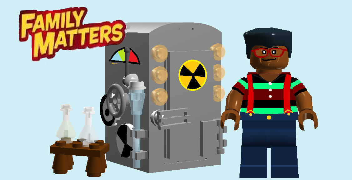 LEGO IDEAS Steve Urkel transformation chamber