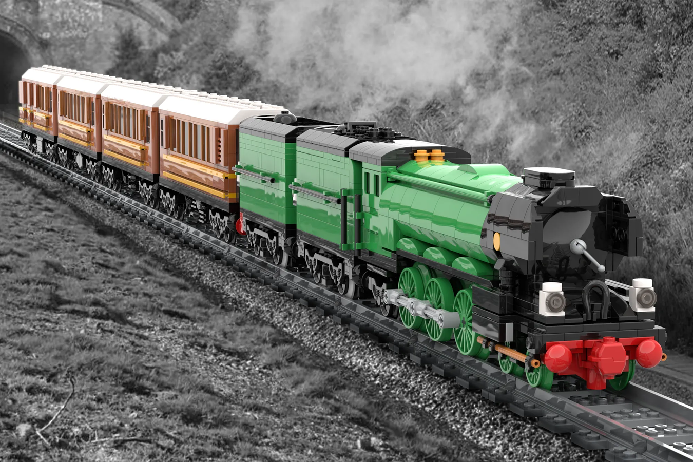 Lego flying scotsman train on sale