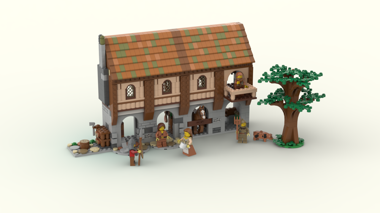 Princess June's Medieval House  Lego house, Lego castle, Lego design