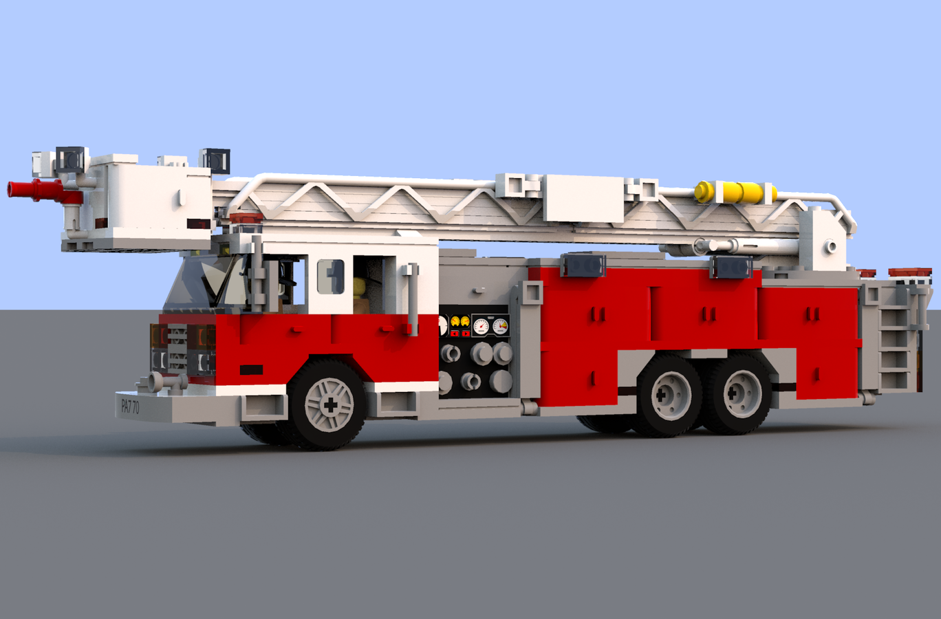 Lego fire best sale truck with ladder