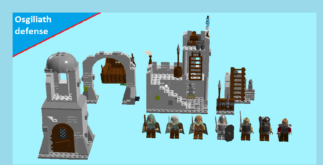 Lego Ideas The Lord Of The Rings Osgiliath Defense