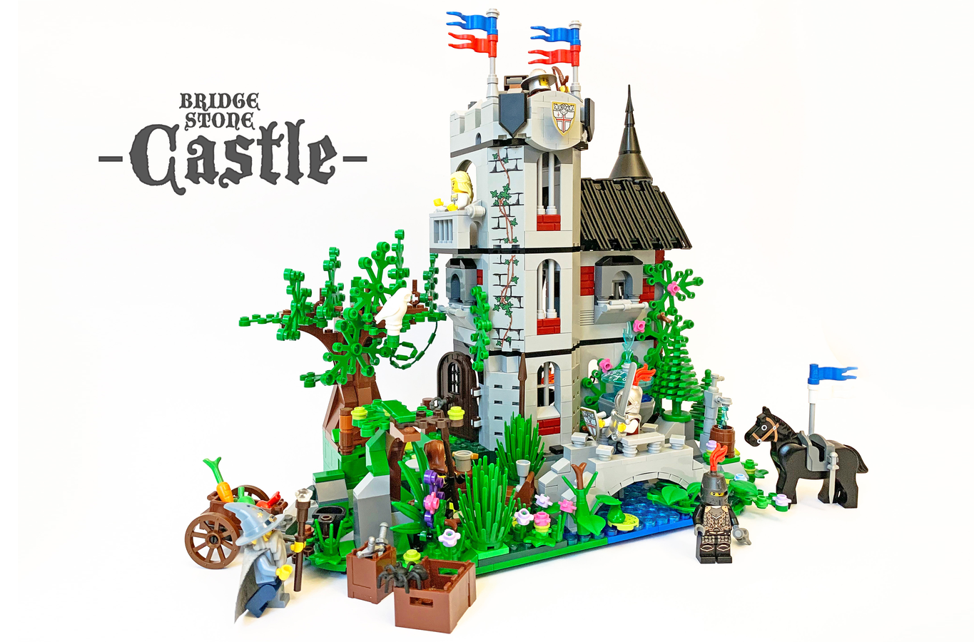 LEGO Castle Tutorial  How to Make a Medieval Stone Archway 