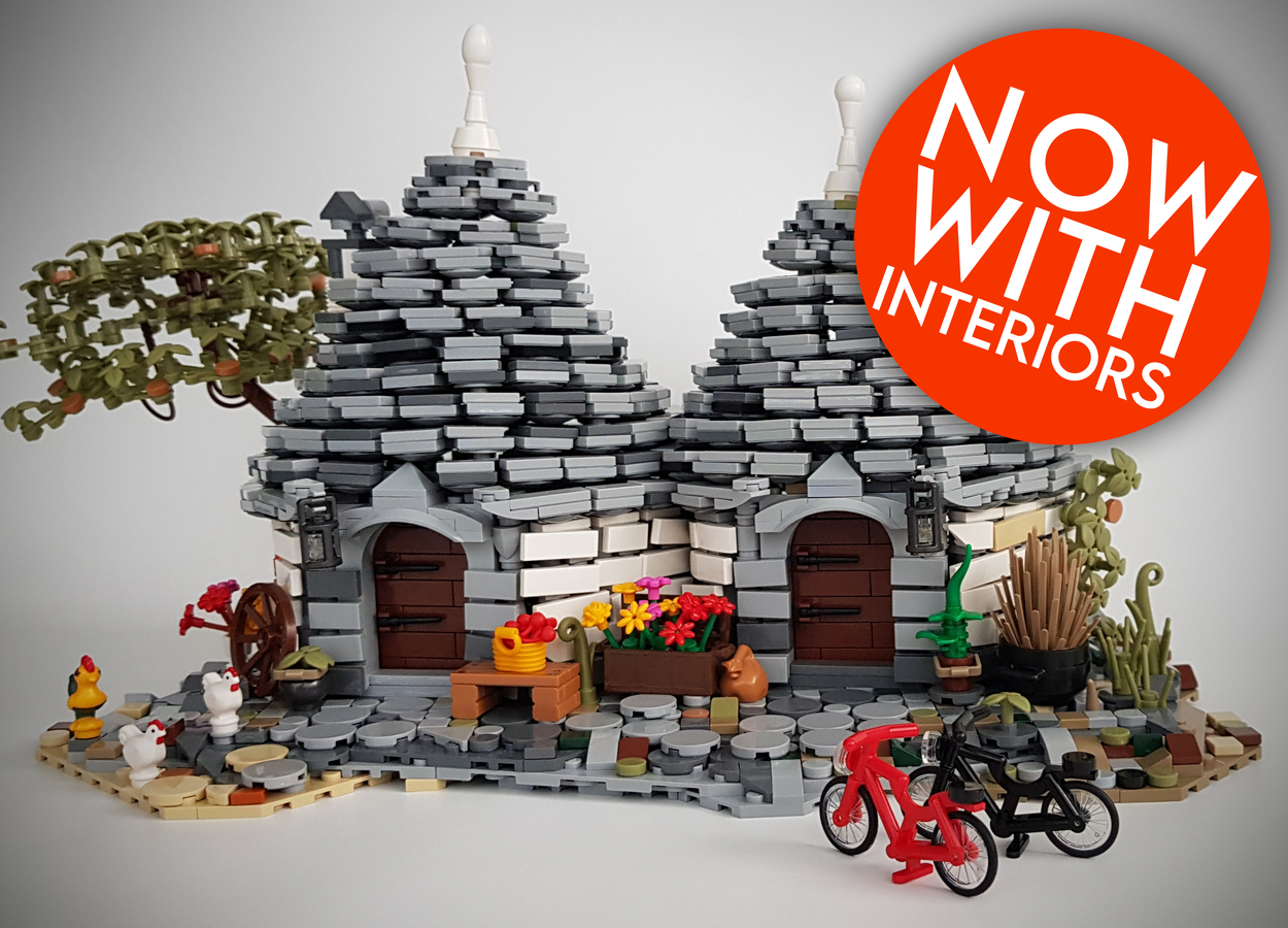 Il set di Lego per costruire un trullo in miniatura