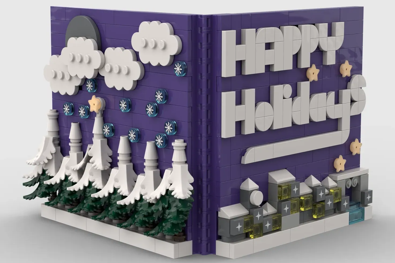 LEGO IDEAS - Happy Holidays Christmas LEGO Card