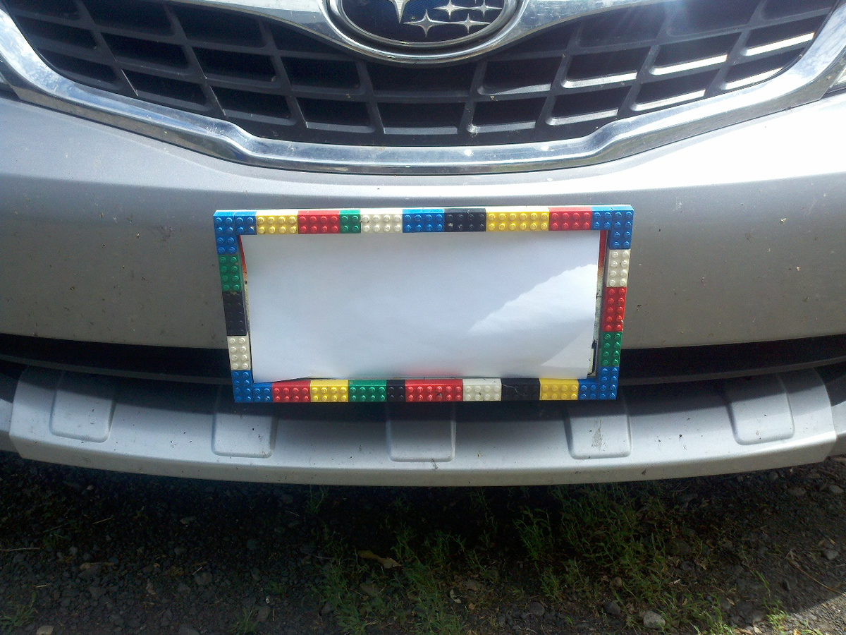 LEGO IDEAS Custom License Plate Covers