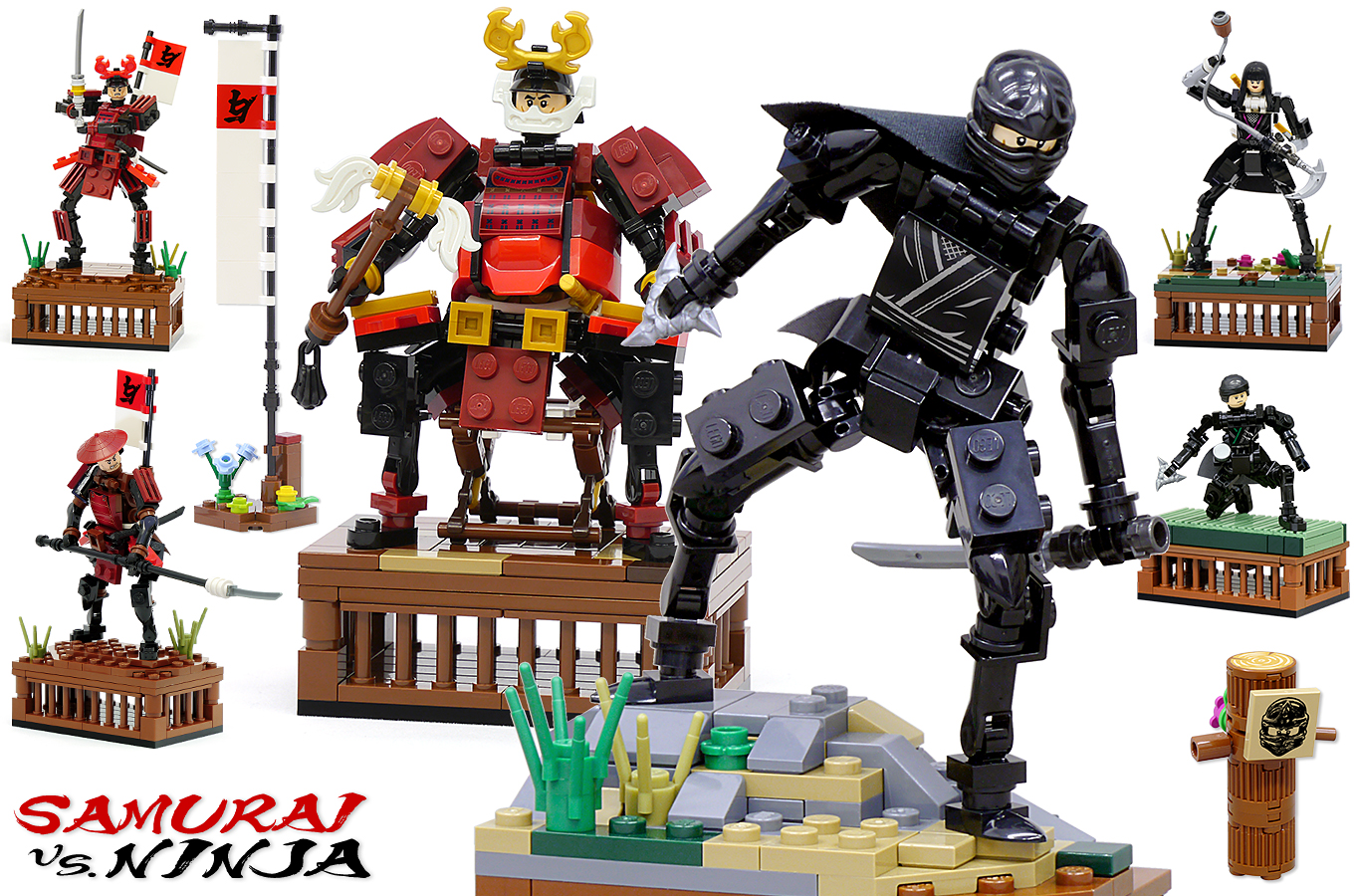 Lego ninja samurai sale