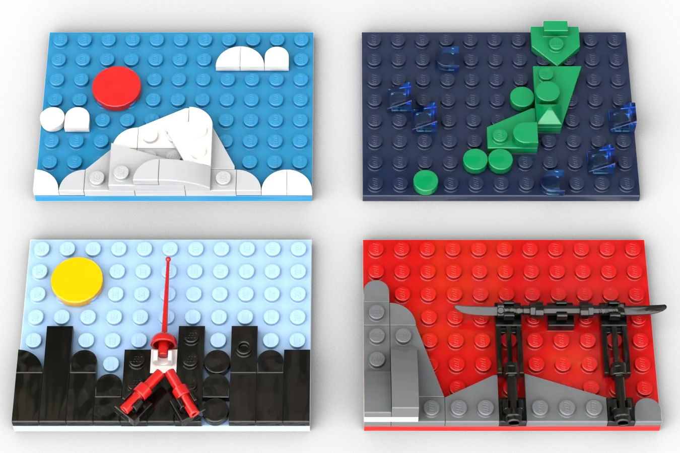 LEGO IDEAS Japan Postcards Collection