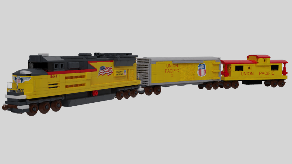 Union pacific store train set