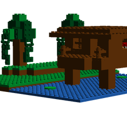Lego Ideas Lego Minecraft The Swamp Witches Hut