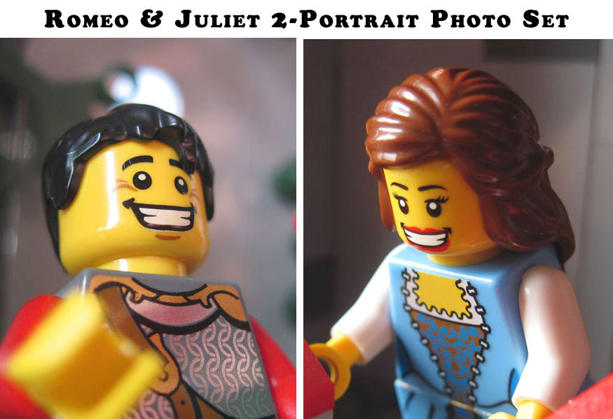 LEGO IDEAS Minifig pairs featuring famous romantic couples