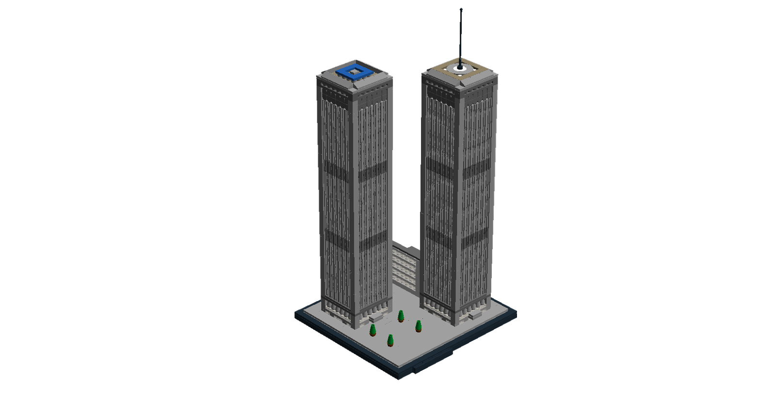 Lego architecture twin hot sale towers