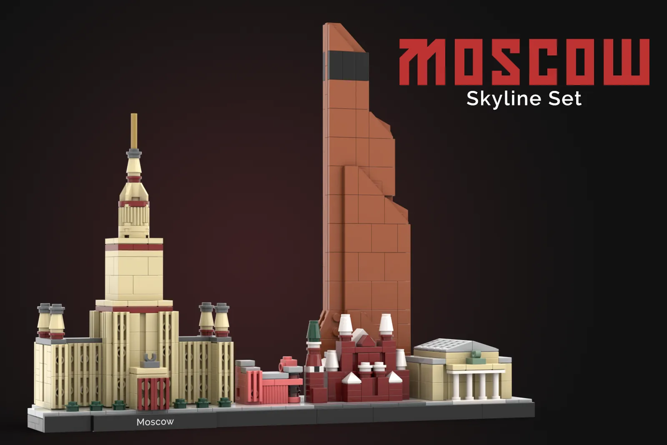 LEGO IDEAS Moscow Architecture Skyline