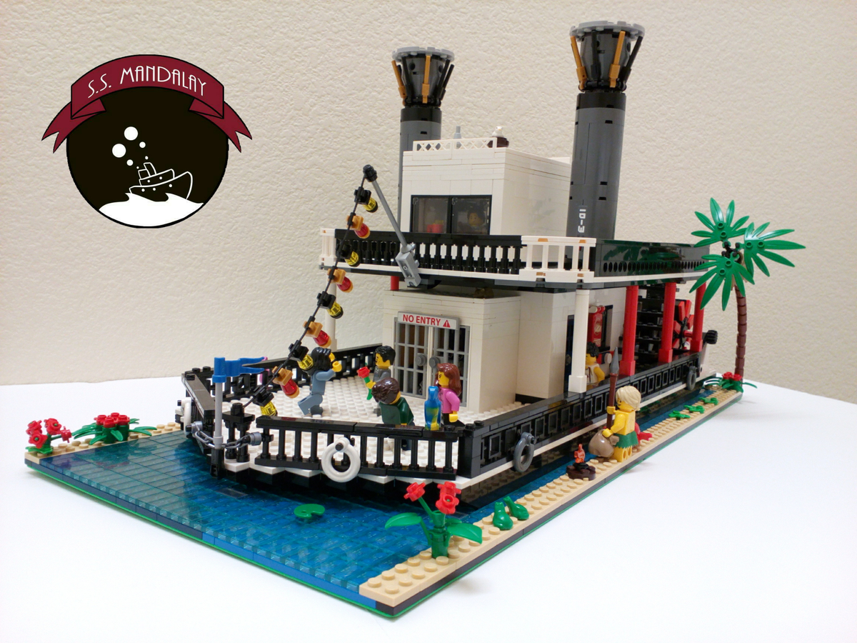 Lego riverboat cheap