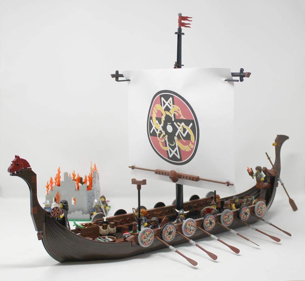 Viking longship online lego