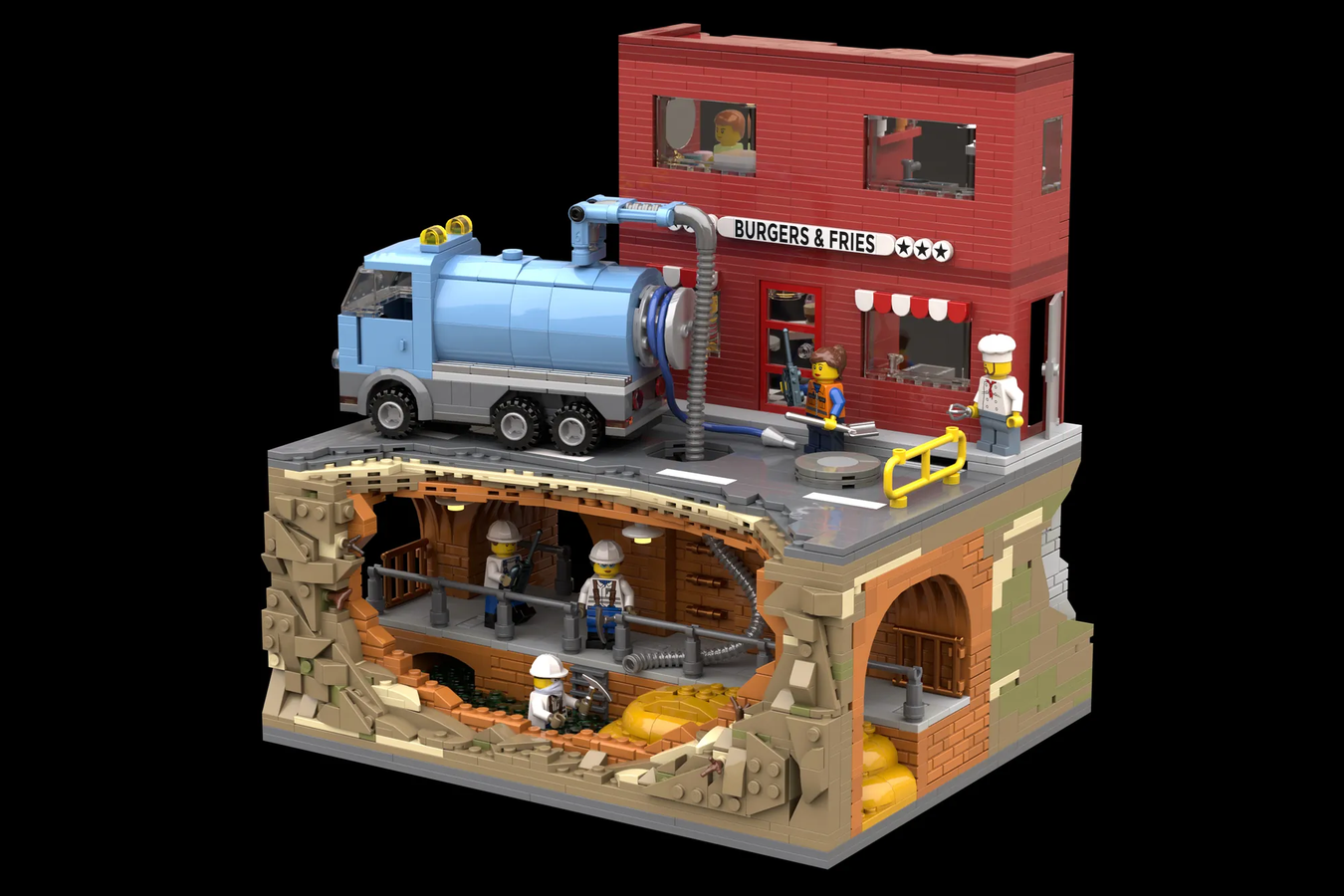 Lego city display online ideas