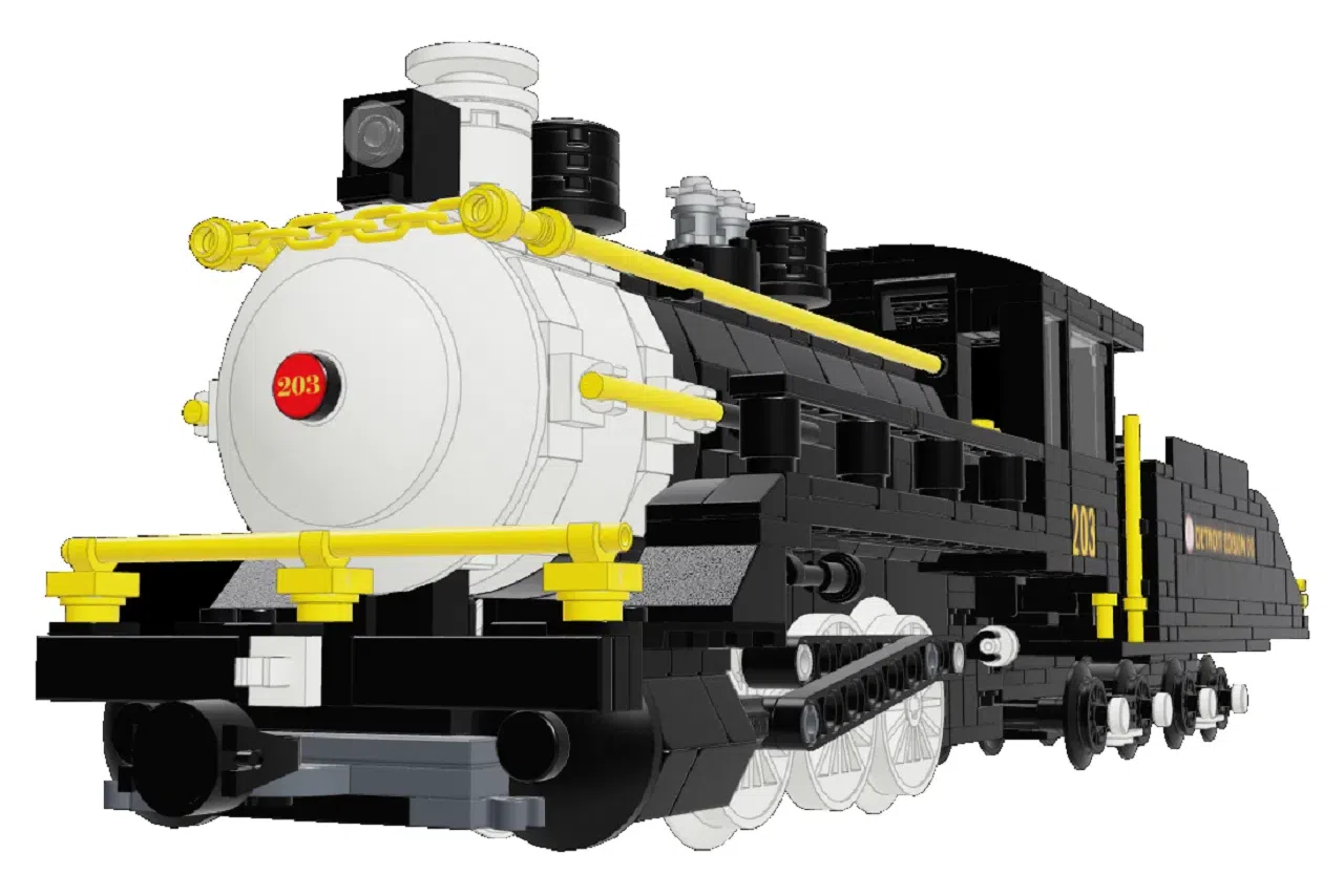 LEGO IDEAS The Detroit Edison Co. Baldwin 060 Switcher No. 203
