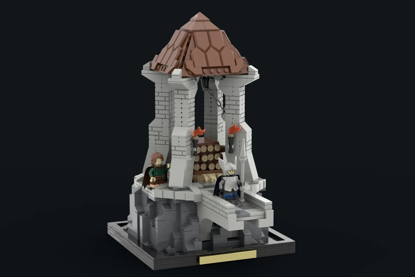 Lego Minas Tirith DSC_2758M  Lego, Minas tirith, Lego moc